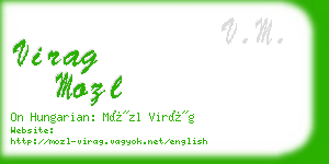 virag mozl business card